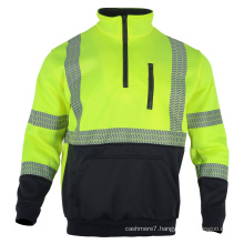 High Visibility Sweaters Mens Sweatshirts Safety Hoodies
